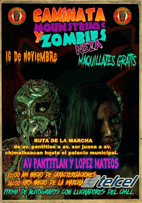 Caminata de Monstruos y Zombies Neza, El Coyote Cd. Nezahualcoyotl ...