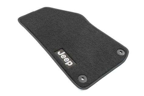 Carpeted Floor Mats In Black For Jeep Wrangler JL Unlimited 2018-2024 ...