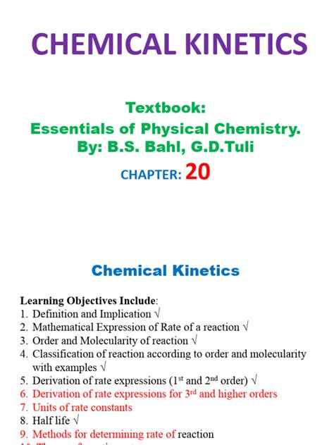 Image result for Reaction rate constant Chemical Kinetics Tutorials