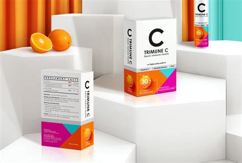 TRIMUNE C Dietary Supplement Packaging on Behance Health Products ...