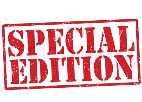 Special edition stamp | Stock vector | Colourbox