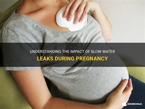 Understanding The Impact Of Slow Water Leaks During Pregnancy | ShunChild