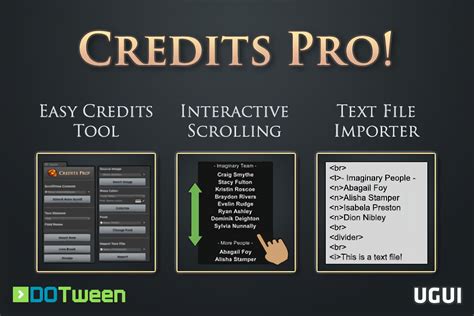 Unity Credits 的图像结果