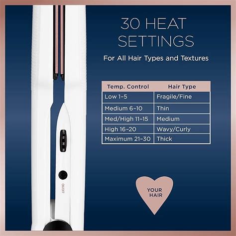 Conair Double Ceramic Flat Iron, 1 1/2-inch , White – PeachImports