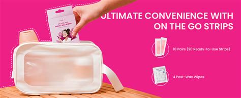 Urban Yog Small Liposoluble Facial Wax Strips for Women - 20 Wax Strips ...