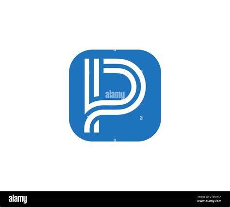 P logo design vector Stock Vector Image & Art - Alamy