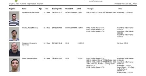 Cerro Gordo County Jail Inmate Population Report at Isaac Soundy blog