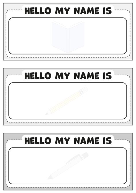 Name Tags Printable Free