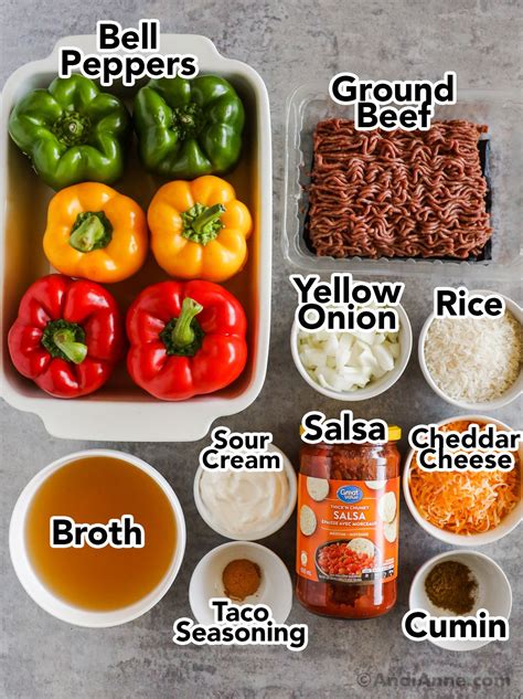 Stuffed Peppers with Ground Beef and Cheese