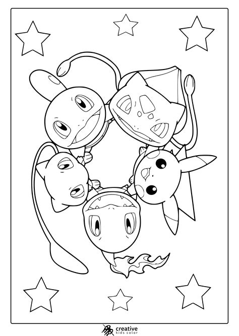 Pokemon Free Coloring Page - Printable Coloring Pages