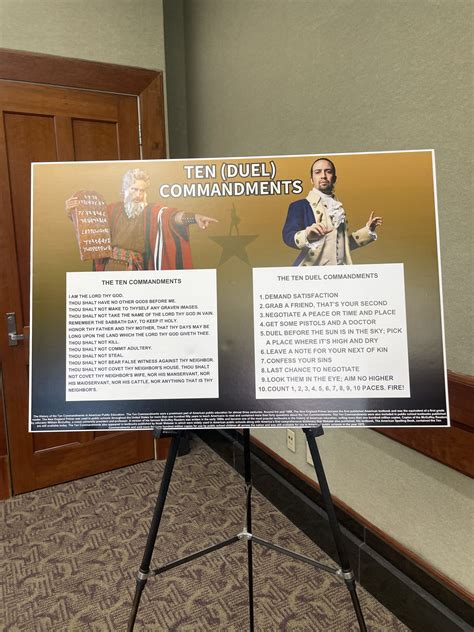 Ten Duel Commandments Lyrics