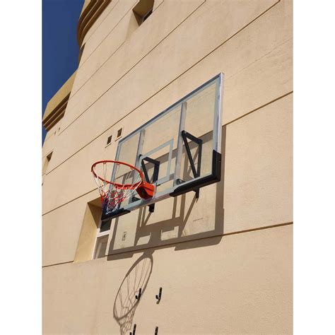 Knight Shot 71-Inch Tempered Glass Basketball Wall Mounted Backboard ...