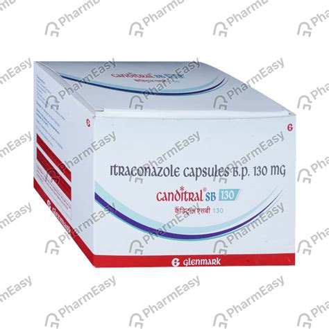 Canditral Sb 130 MG Capsule (30): Uses, Side Effects, Price & Dosage ...