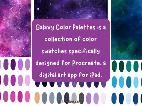 Galaxy Color Palette, Procreate Palette, Color Palette, Procreate ...