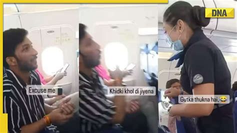 ‘Khidki khol dijie, gutkha thukna hai’: Man’s hilarious request to air ...