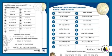 Image result for Order of Operations with Decimals Worksheet