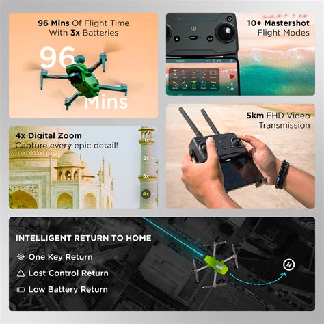 Buy IZI Sky Pro Fly More Camera Drone online in India