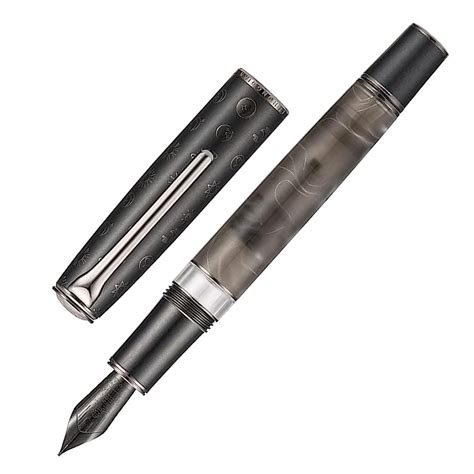 Shop Hongdian N7 Grey Fountain Pen|Resin Pens Online |Makoba |Hongdian