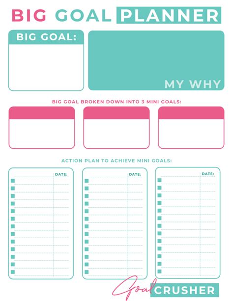 Image result for Goal Setting Planner Notebook