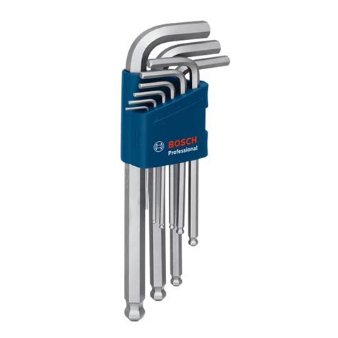 Buy Bosch Allen Key Hex 9pcs Professional 1 600 A01 TH5 | Available In ...