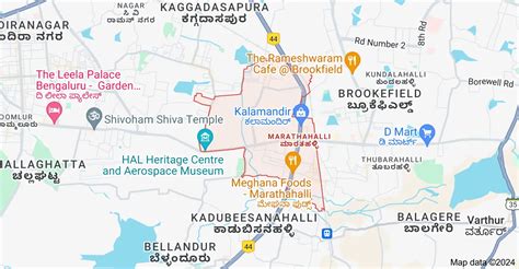 Marathahalli, Bangalore - Map, Pin Code, & Property Rates 2025