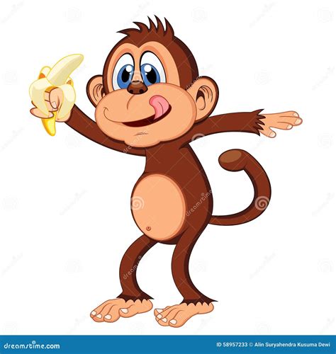 Animated Monkey With Banana