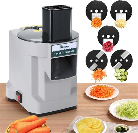 Amazon.com: Hiteemer 5 in 1 Electric Vegetable Chopper, Commercial ...