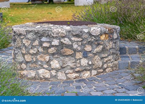 Old Water Well stock photo. Image of castle, cobblestones - 254354020