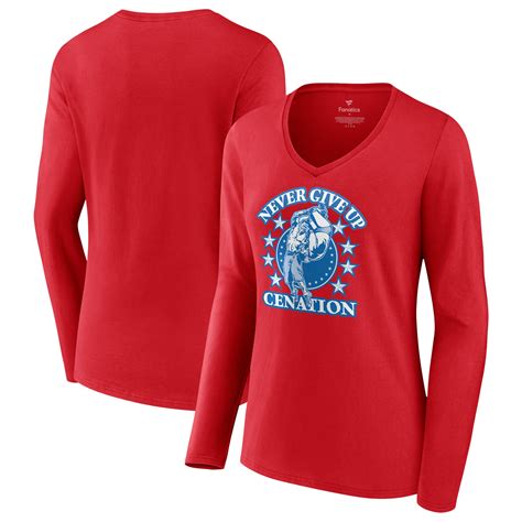 John Cena Red Shirt Logo
