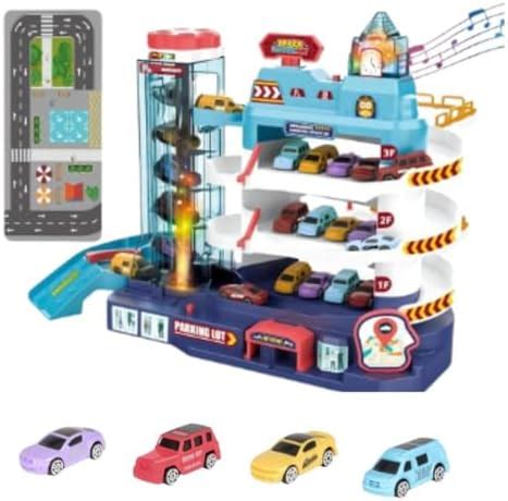 Buy HIRNAYA Car Race Tracks for Boys Car Adventure Toys for 3+ Year Old ...