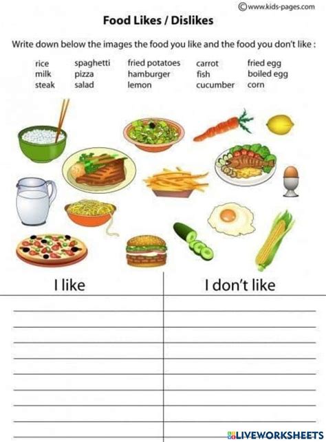 Like Dislike Worksheet 的图像结果