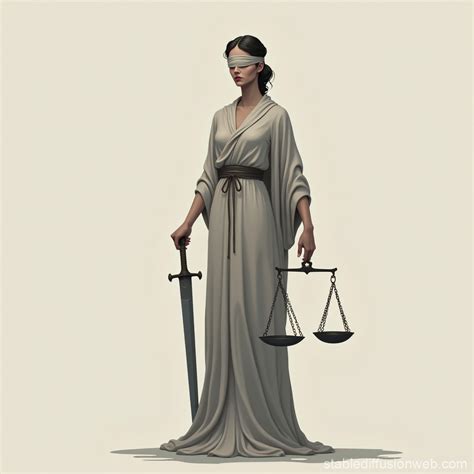 Lady Justice Statue | Stable Diffusion Online