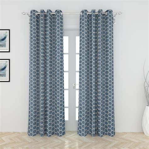 Buy My Room Set of 2 Printed Semi-Blackout Door Curtains from Home ...