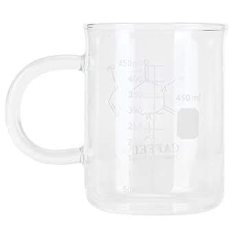 Beaker Cup, Heat-Resistant Practical Thick Ergonomic Handle Transparent ...
