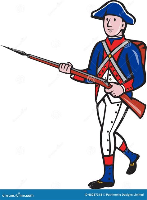 Revolutionary War Soldier Drawing