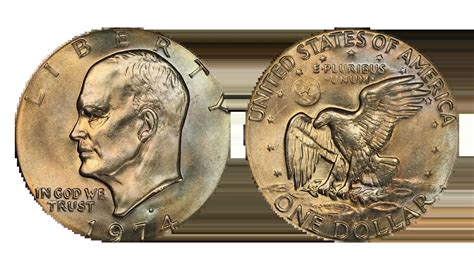 1974 Silver Dollar Value: Eisenhower Dollars (D, S, No Mint Mark ...