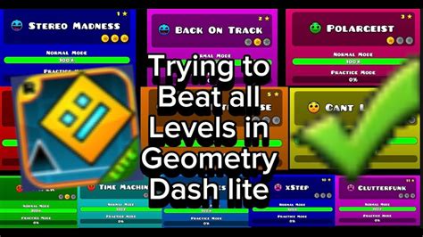 Image result for Geometry Dash Lite Levels