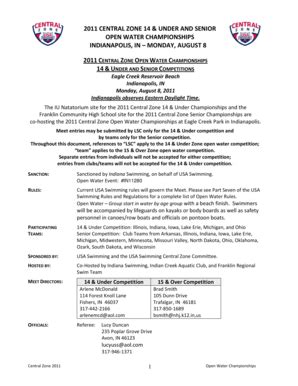 Fillable Online Open Water - TeamUnify Fax Email Print - pdfFiller