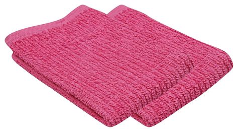 SRI UMAYAL TEXTILES 200 GSM 2 Piece Cotton Hand Towel Set - Pink ...