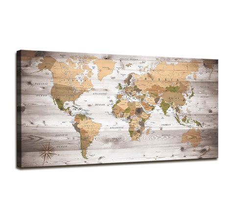 World Map Wall Art 的图像结果