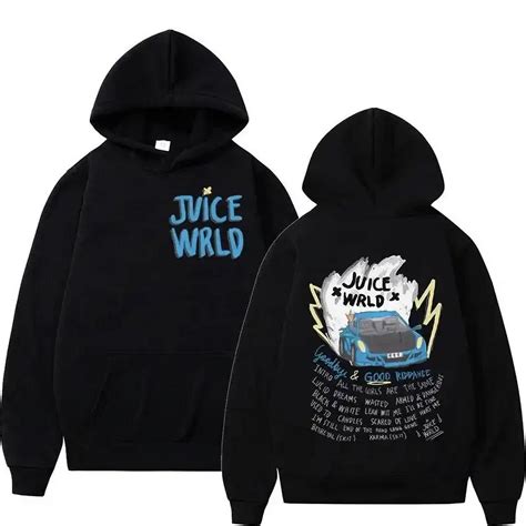 Juice WRLD rapper Hoodie for men women street fashion sweater popular ...