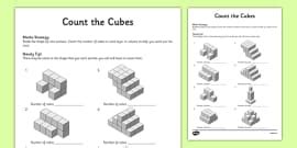 Year 5 Count the Cubes Worksheet / Worksheet (teacher made)