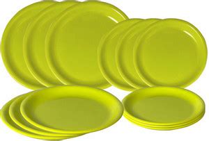 Morvi Pack of 12 Plastic Wonder Plastic Microwave Safe Unbreakable ...