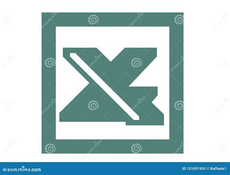 Microsoft Excel Logo Editorial Illustrative On White Background ...