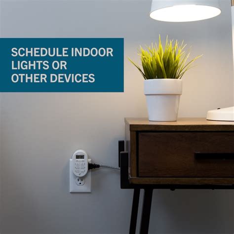 Utilitech 15-Amps 120-volt Plug-in Lighting Timer 78468 at Lowes.com