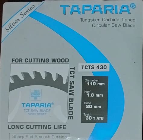 Taparia 4" 30 Teeth, Wood Cutting Blade (Tcts 430) : Amazon.in: Home ...