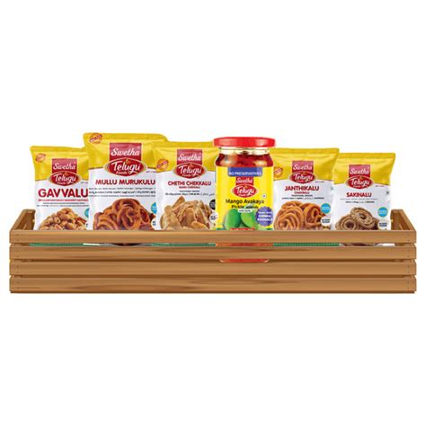 Janthikalu(150gms), Chethi Chekkalu(150gms), Mango Avakaya(300gms), Mu ...