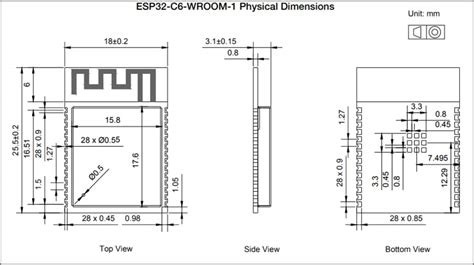 ESP32-C6-WROOM-1 Multiprotocol Modules - Espressif Systems | Mouser