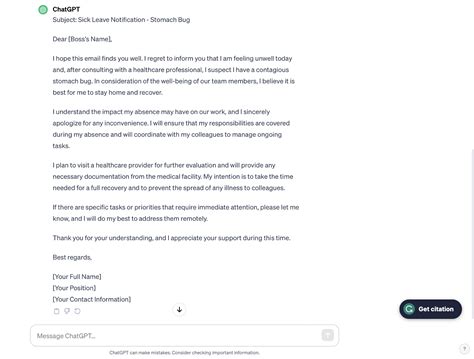 I Asked ChatGPT to Write 5 Types of Sick Day Emails to Send to My Boss ...