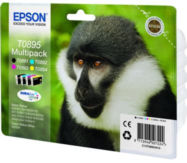 Specificaties van Epson Multipack 4-colours T0895 DURABrite Ultra Ink ...